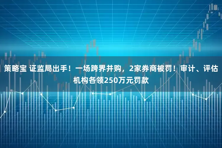 策略宝 证监局出手！一场跨界并购，2家券商被罚！审计、评估机构各领250万元罚款